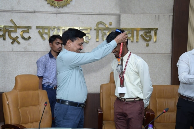 PSY Meritorious honor in Chhindwara Collector
